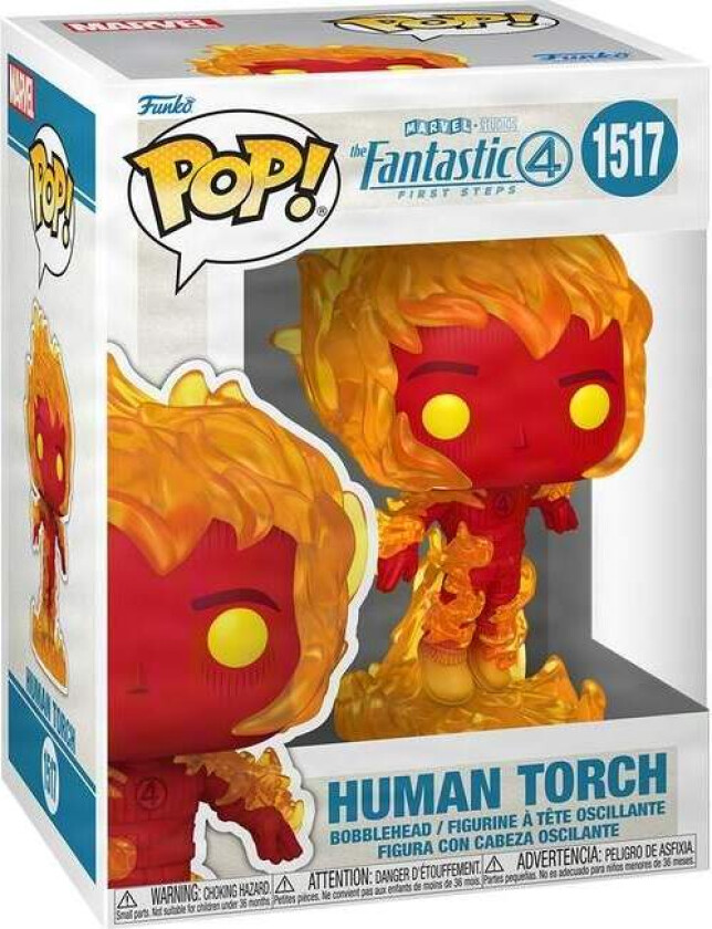 Marvel Funko Pop! Vinylfigur - menneskelig fakkel, 3,75 tommer