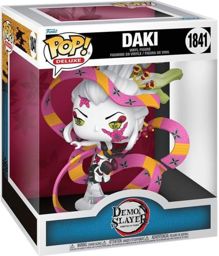 Demon Slayer Daki Deluxe vinylfigur - Funko Pop samleobjekt