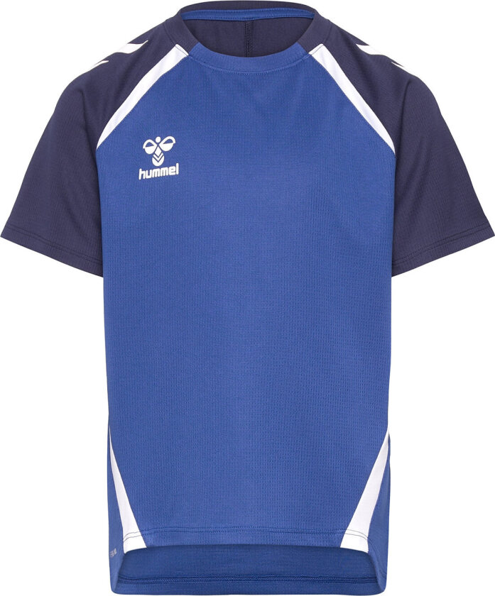 Hmllead 2.0 Jersey S/S Kids - Blue - 116