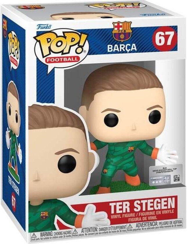 Barcelona Ter Stegen Funko Pop! Vinylfigur, samleleketøy