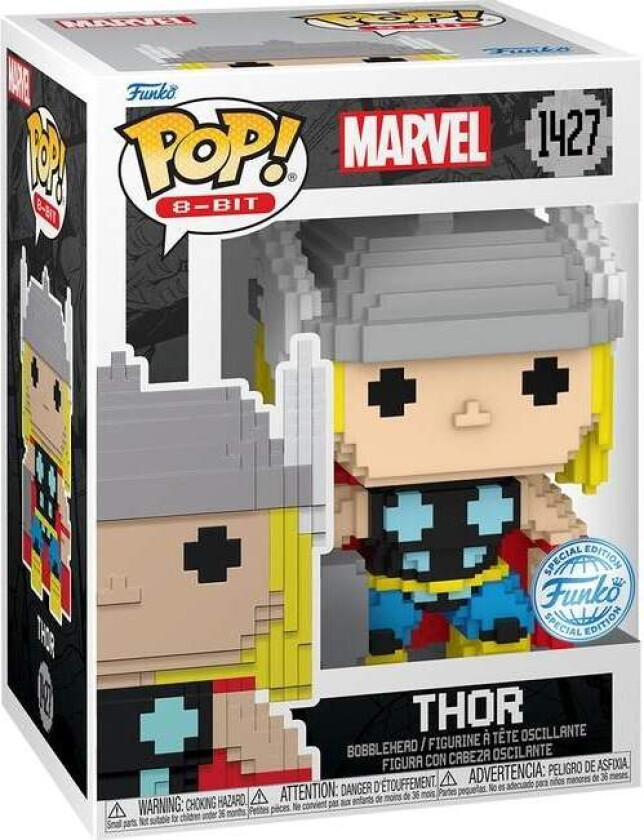 8-bits Thor Funko Pop! Vinylfigur - Marvel samleleketøy