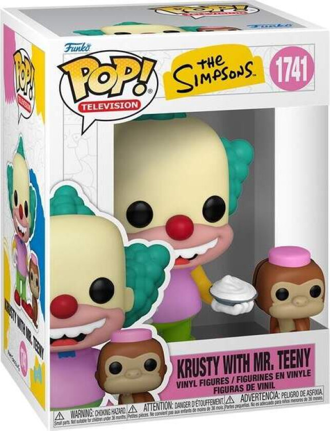 Krusty Funko Pop! Vinylfigur med Mr. Teeny, samleleketøy