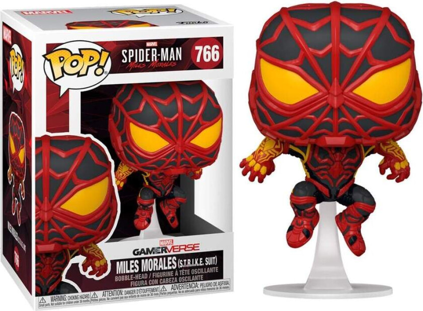 POP figure Marvel Spiderman Miles Morales S.T.R.I.K.E. Suit