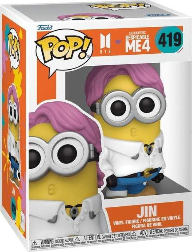 BTS x Despicable Me 4 Funko Pop! Vinylfigur - Jin