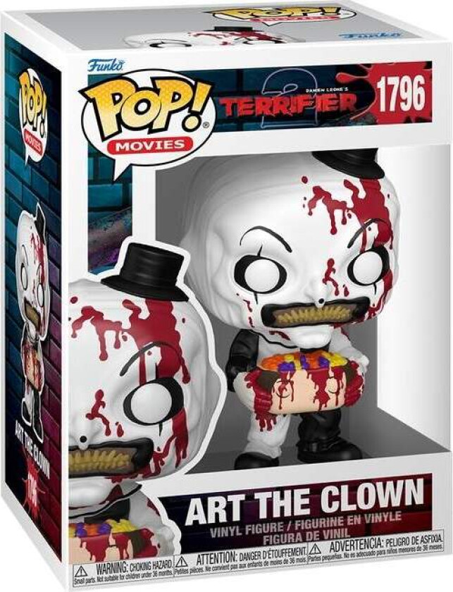 Terrifier Art the Clown Funko Pop! Vinylfigur med godterihode