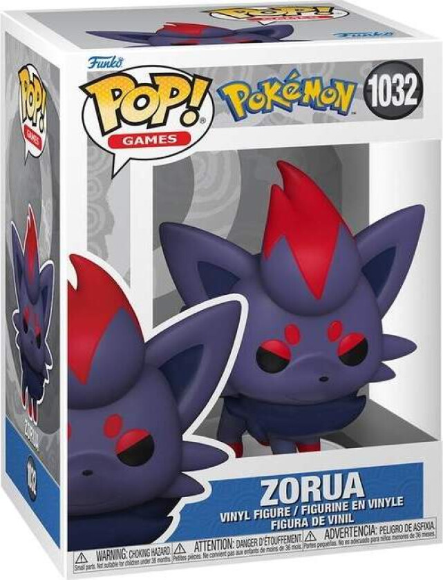 Pokemon Zorua Funko Pop! Vinylfigur, samleleketøy