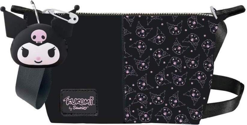 Kuromi ryggsekk med justerbare stropper og glidelås
