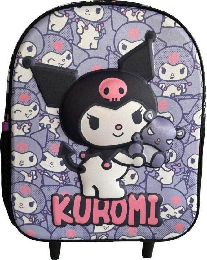 Bilde av 3D Trolley Bag, 32cm, Hello Kitty Kuromi Design