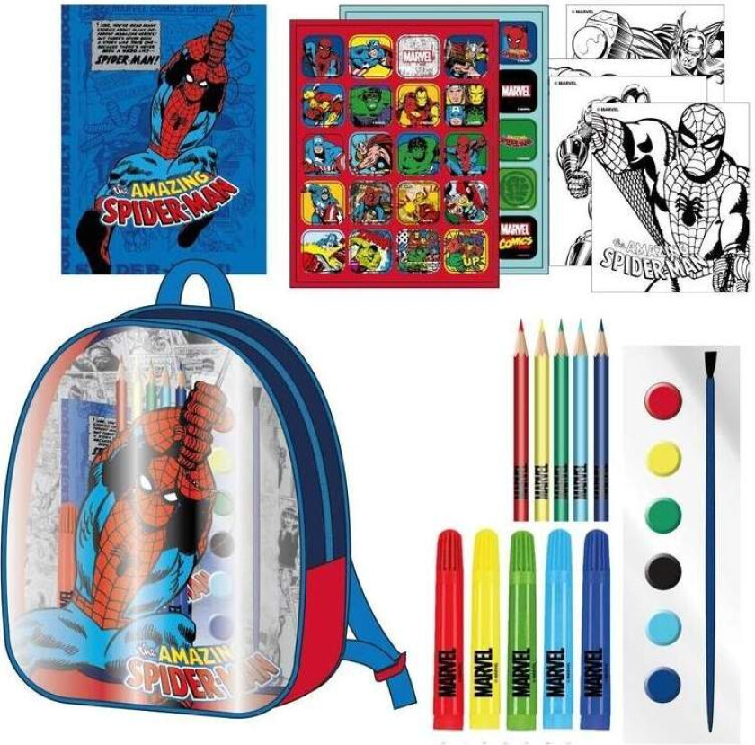 Marvel Avengers ryggsekk med skrivesaker