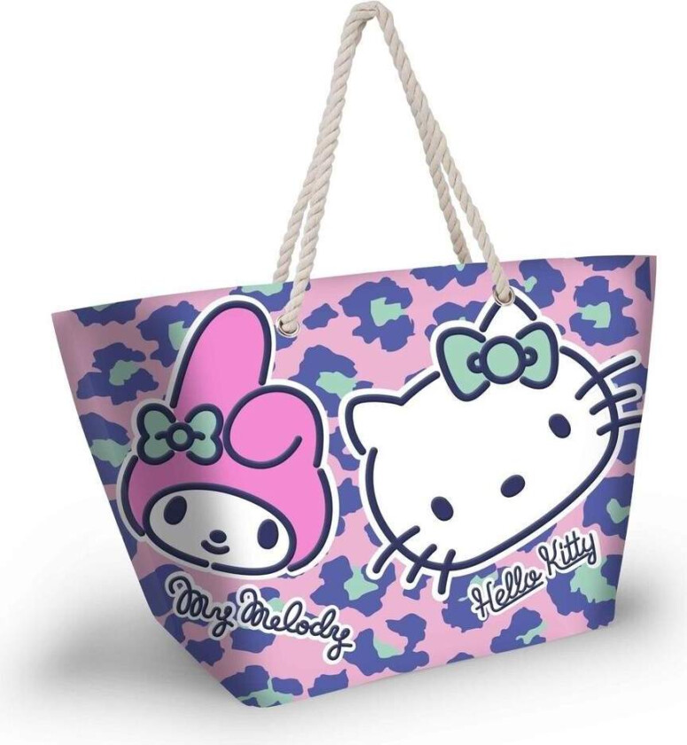 Hello Kitty Beach Bag for Safari Adventures, stor størrelse