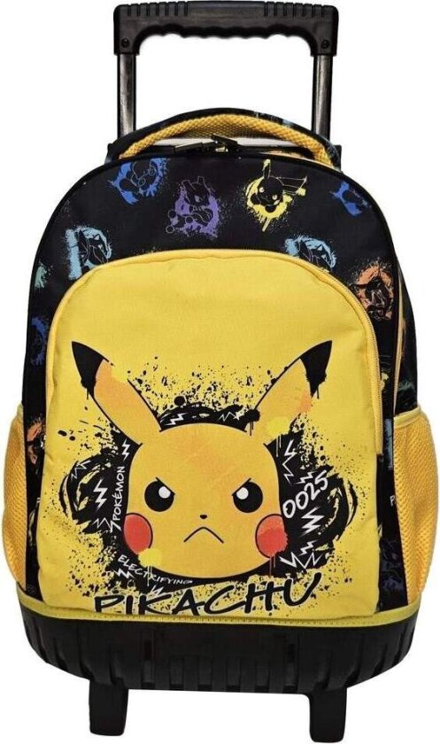 Pokemon Skate Face Trolley Bag, 44 cm størrelse, slitesterk design