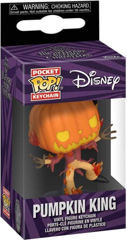 Pocket POP Disney nøkkelring Mareritt før jul 30-årsjubileum Gresskaret King