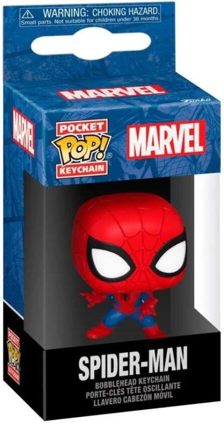 Spider-Man Pocket POP nøkkelring, Marvel samleobjekt