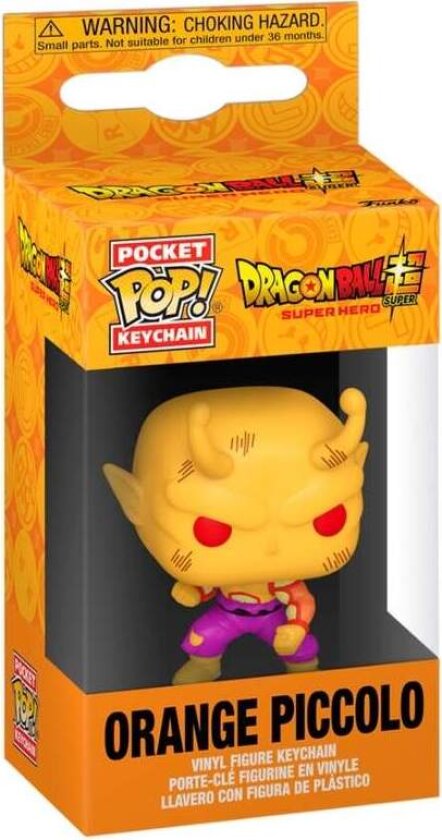Dragon Ball Super nøkkelring, oransje Piccolo-design