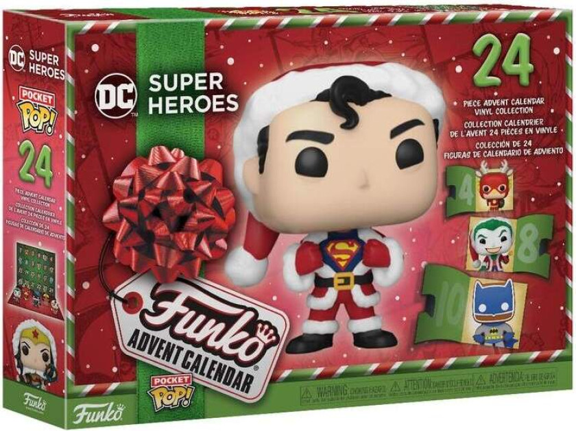 DC Comics adventskalender med 24 temaoverraskelser
