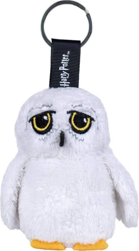 Hedwig plysj nøkkelring, 10 cm, mykt stoff, samleobjekt