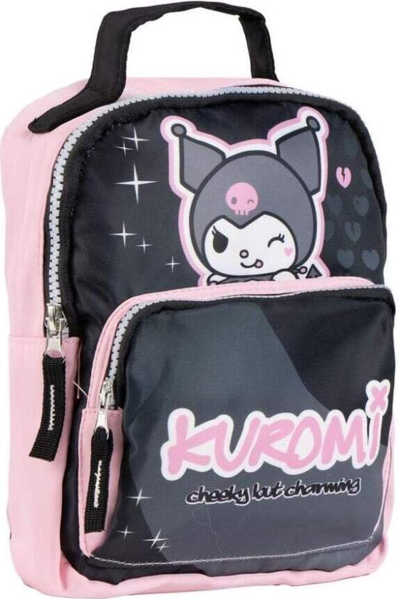 Kuromi ryggsekk 23 cm - Stilig, slitesterk, perfekt for skolen