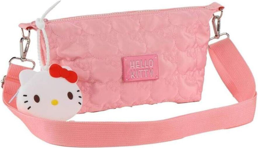 Hello Kitty tøyveske med justerbare stropper og glidelås