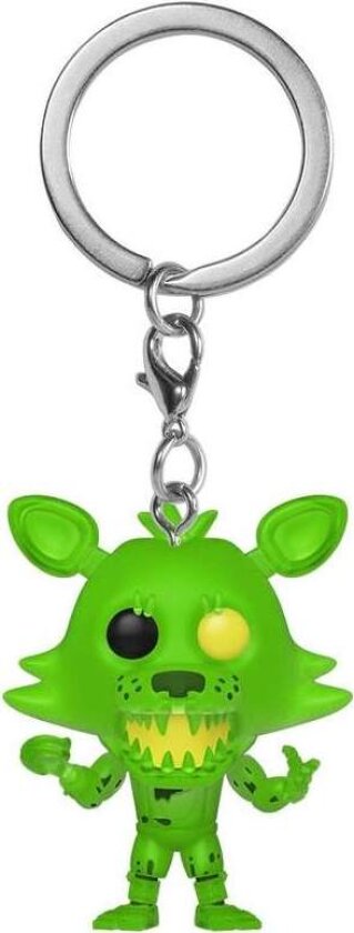 Five Nights at Freddy's Pocket POP nøkkelring - Radioactive Foxy
