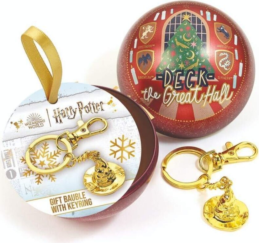 Harry Potter sorteringshatt nøkkelring og julepynt