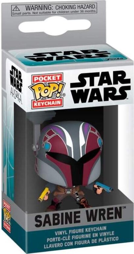 Ahsoka & Sabine Wren Pocket POP nøkkelring samleobjektfigur