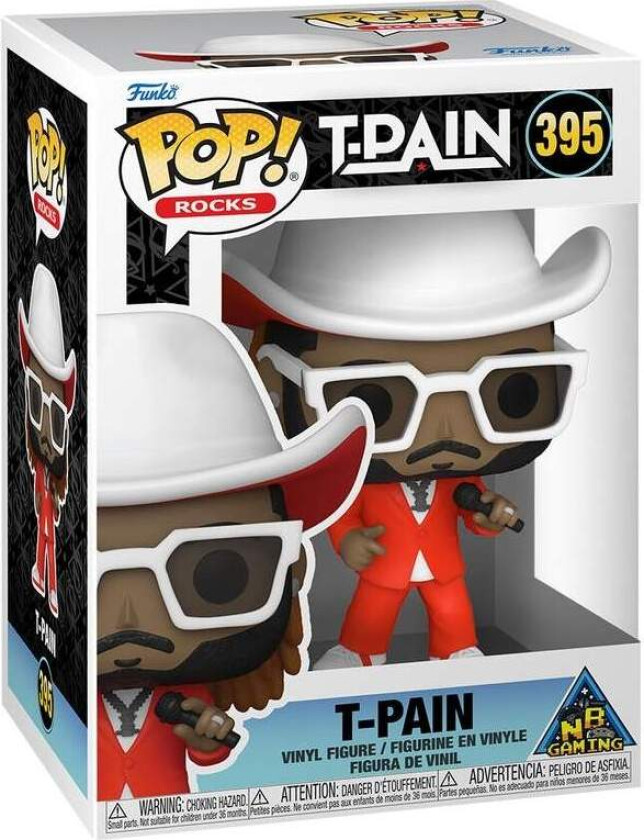 Pop Figure T-Pain – samleobjekt vinylleketøy, 3,75 tommer høy