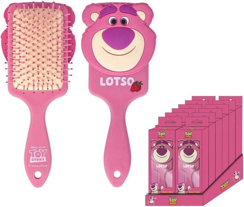 Toy Story Lotso hårbørste for barn, design med lett grep