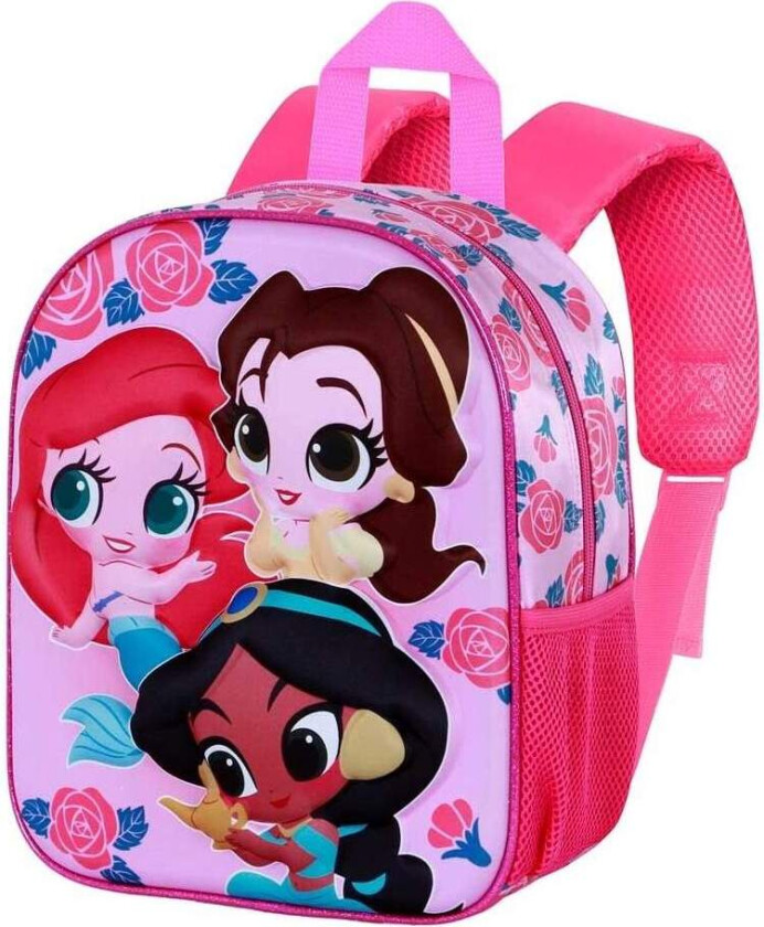 Disney Princess 3D-ryggsekk, 31 cm størrelse, blomsterdesign
