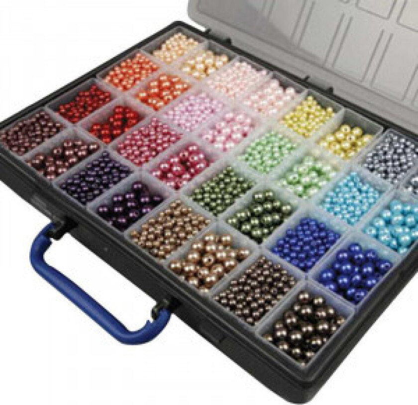 Luksus voksperler, hullstr. 1,5-2 mm, 32x20 g/ 1 pk.