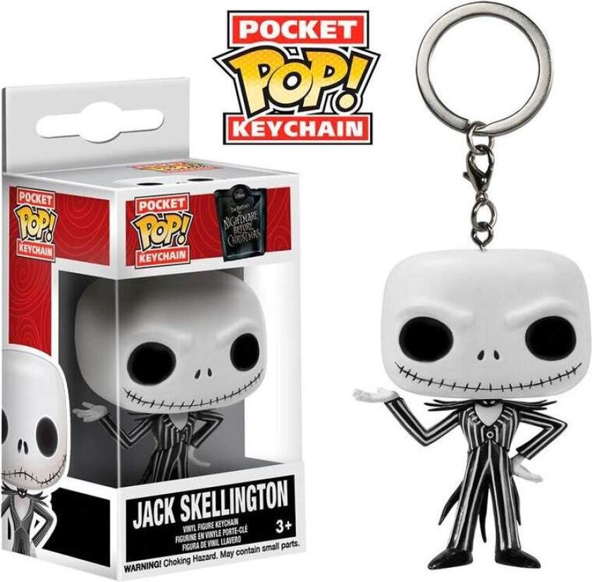 Nightmare Before Christmas nøkkelring, Jack Skellington Design