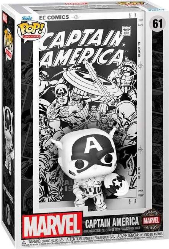 Comic Covers, Marvel Captain America, POP Figure Collectible