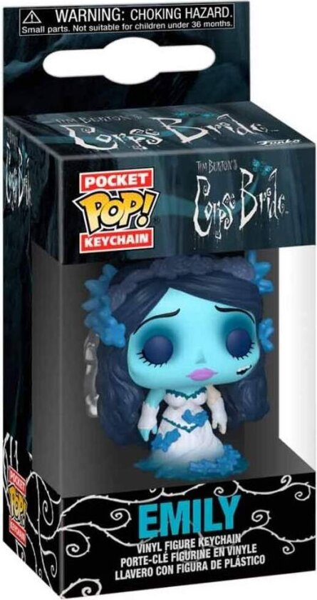 Corpse Bride Emily Pocket POP nøkkelring, samleobjekt