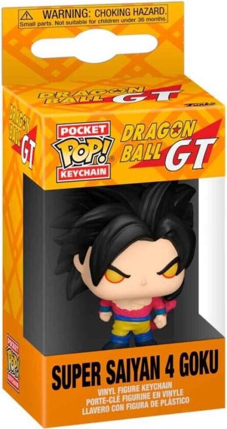 Super Saiyan 4 Goku Pocket POP nøkkelring, samleobjekt
