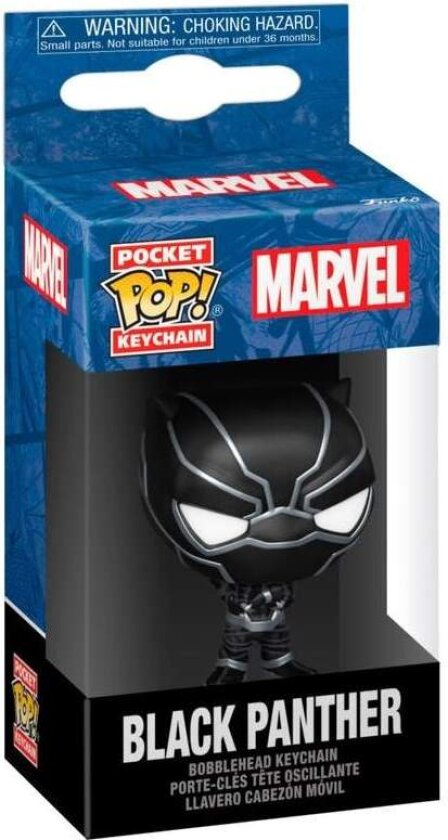 Black Panther nøkkelring, lommestørrelse, Marvel samleobjekt