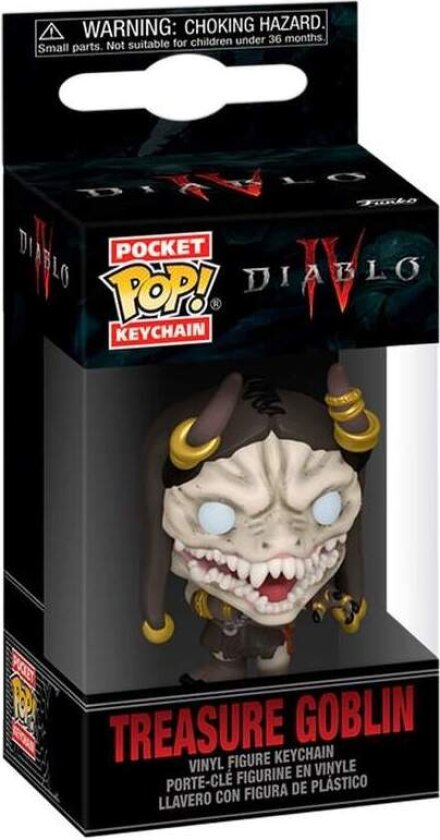 Diablo IV Treasure Goblin Pocket POP nøkkelring