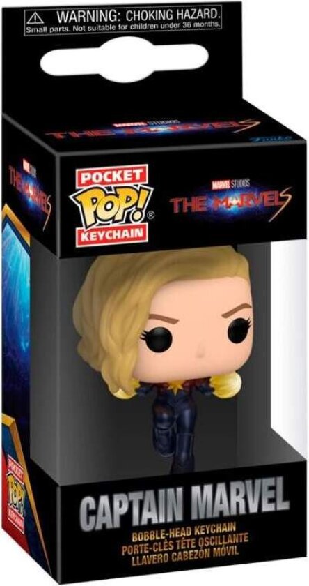 Captain Marvel Pocket POP nøkkelring, samleobjekt