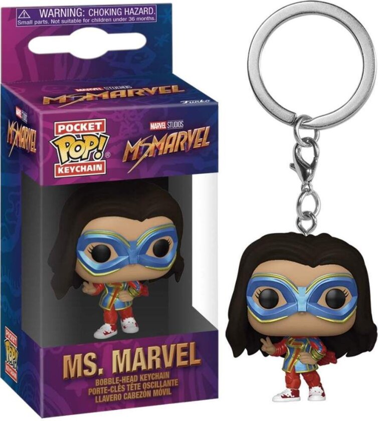 Ms. Marvel Pocket POP nøkkelring, samleobjekt