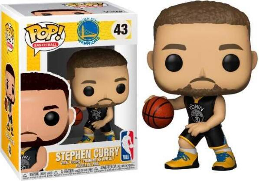 NBA Pop Figure, Golden State Warriors, Stephen Curry Collectible