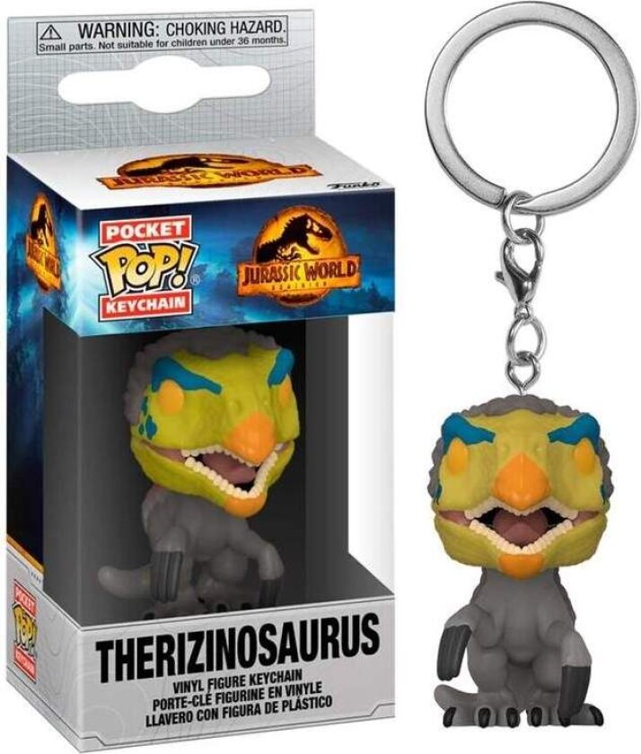 Jurassic World 3 Therizinosaurus Pocket POP nøkkelring