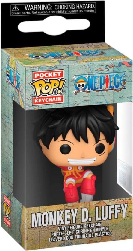 One Piece Monkey D. Luffy Pocket POP nøkkelring, samleobjekt