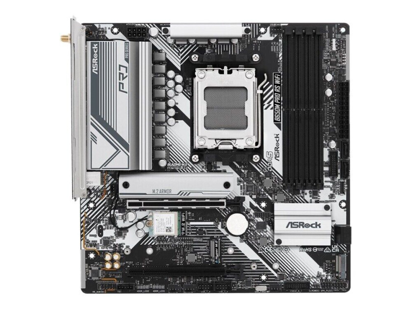 B650M PRO RS WIFI Hovedkort - AMD B650 - AMD AM5 socket - DDR5 RAM - Micro-ATX