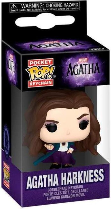 Marvel Agatha Harkness Pocket POP nøkkelring - samleobjekt