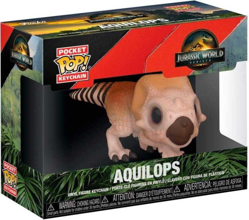 Jurassic World Pocket POP nøkkelring, Aquilops samleobjekt