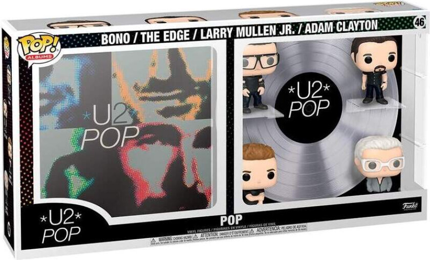 U2 Deluxe Pop Figure Album – Samlerbar vinylskjerm