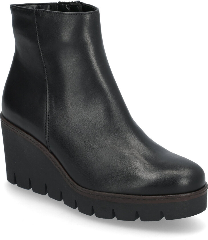 Wedge Ankle Boot - Black - 42