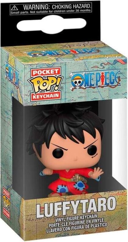 One Piece Luffytaro Pocket POP nøkkelring, samleobjekt