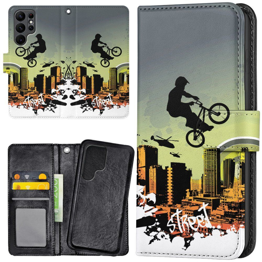 Samsung Galaxy S24 Ultra - Lommebok Deksel Street BMX