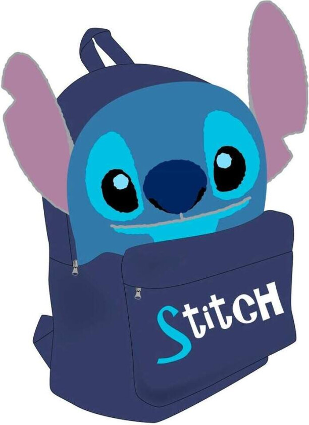Stitch ryggsekk 30 cm for barn, slitesterk og lett