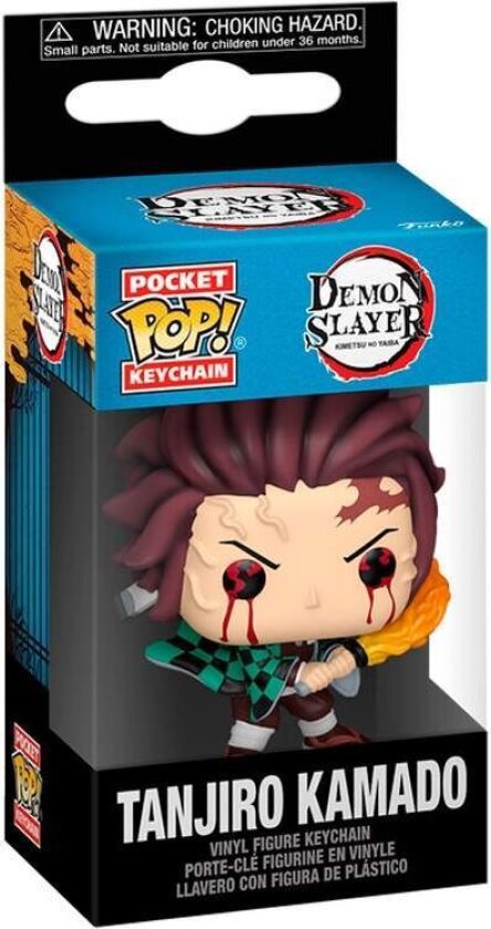 Demon Slayer nøkkelring Tanjiro Kamado Pocket POP figur