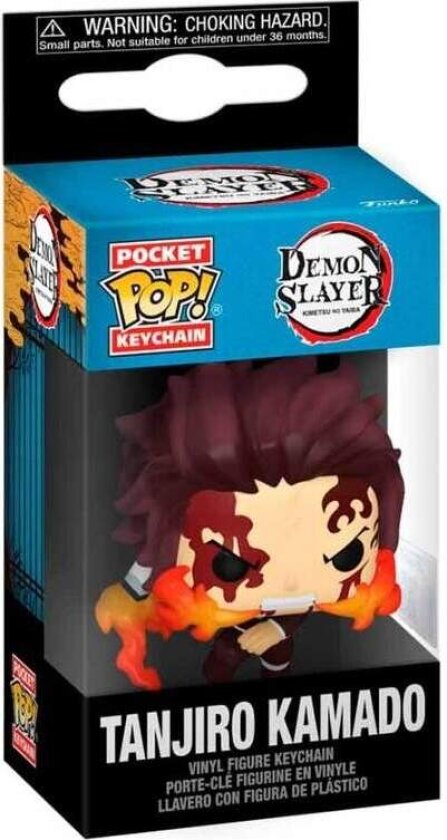 Demon Slayer nøkkelring Tanjiro Kamado Pocket POP figur